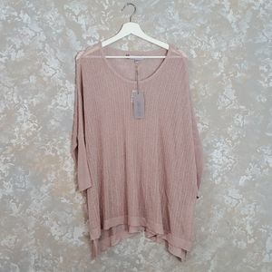 NWT $58 Jennifer Lopez light pink glam caftan